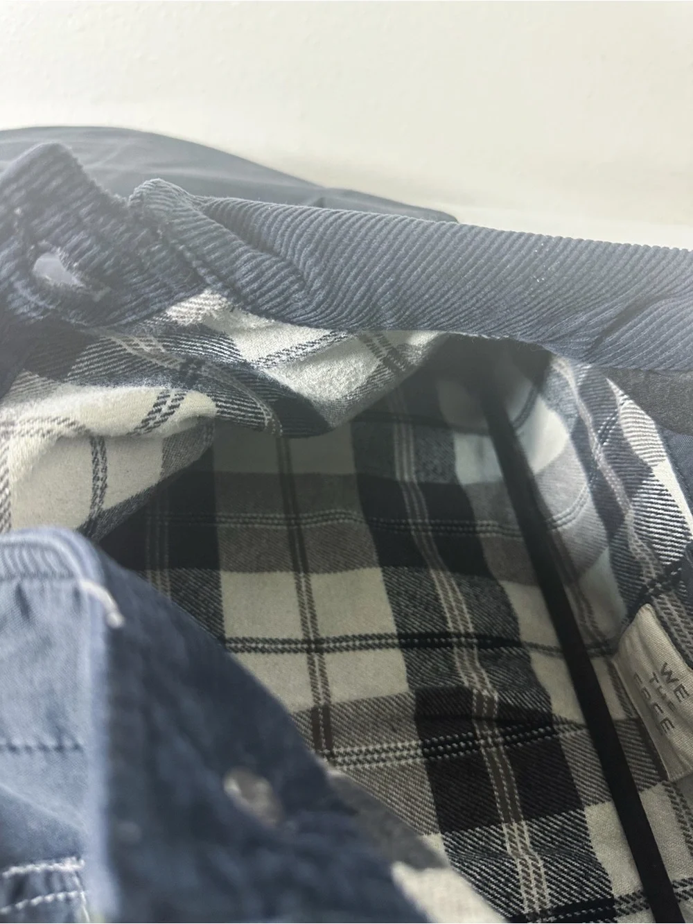 We The Free Sweet Talk Flannel Lined Barn coat size Medium in Washed Black NWT - Picture 11 of 16